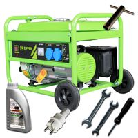 Agregat generator prądu 2x230V 3,5kVA AVR prądotwórczy jednofazowy cichy