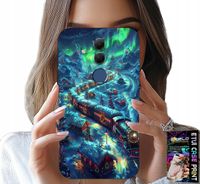 ETUI DO HUAWEI MATE 20 LITE - POCIĄG, EKSPRES ŚWIĄTECZNY WZORY + SZKŁO