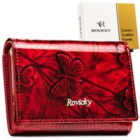 portfel damski skórzany rh-30-1-dbf-5517 red