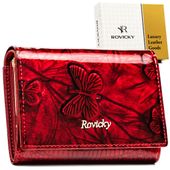 portfel damski skórzany rh-30-1-dbf-5517 red