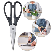 Nożyczki kuchenne do kurczaka ryb ziół ostre mocne IKEA SVARTFISK stal