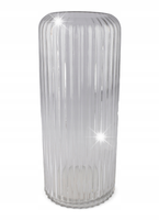 WAZON RAFF szklany przezroczysty wys. 36cm