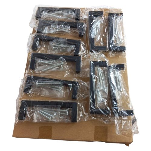 Uchwyty Relingi Drążki do Mebli Szafek Czarne x10 na Arena.pl