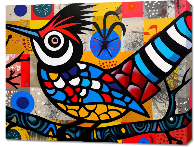 Obraz 90x70cm Ptak Na Wznak zdjęcie 1