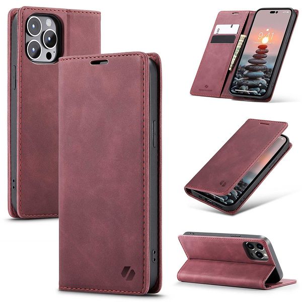 Spacecase Wallet Iphone 14 Pro Max Red zdjęcie 7