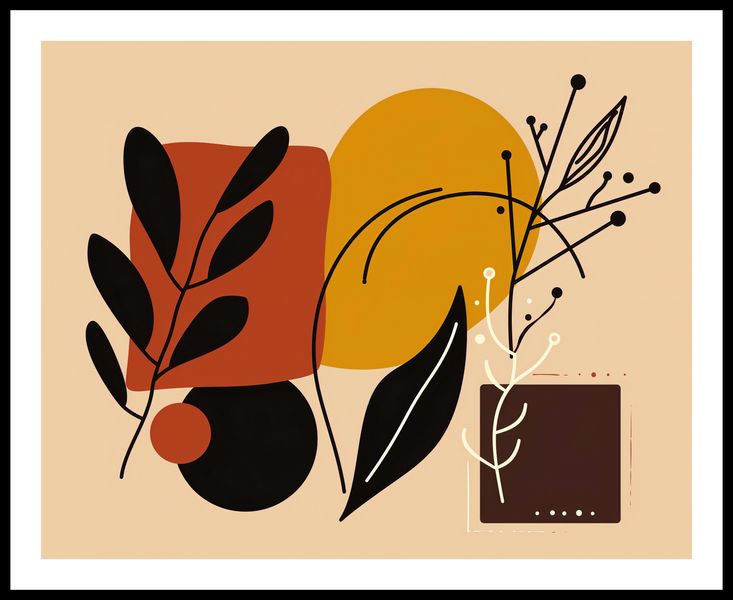 Plakat 76x60,5cm Ciepłe Kontury zdjęcie 3