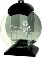 ZNICZ SZKLANY grawer KOCHANEJ MAMIE PAMIĘTAMY