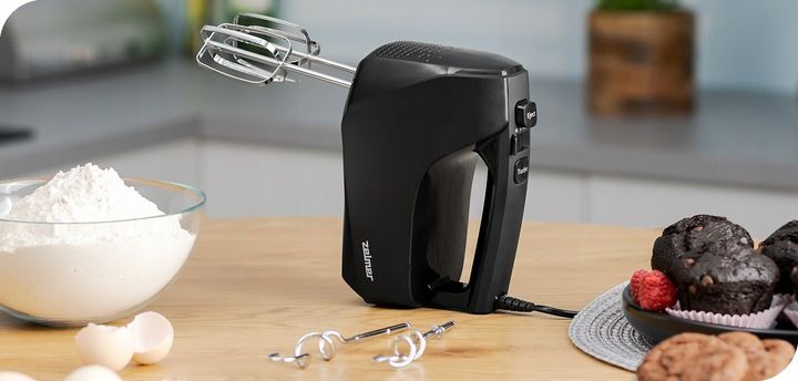 MIKSER RĘCZNY ZELMER LEKKI ROBOT KUCHENNY 5 BIEGÓW 4 KOŃCÓWKI TURBO 750W zdjęcie 6