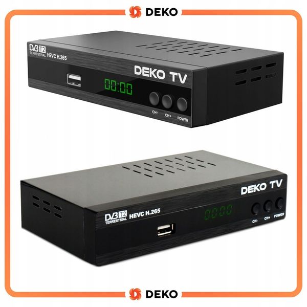 TUNER DEKODER DVBT2 DekoTV PRO Telewizji Naziemnej DVB-T2 HEVC H.265 zdjęcie 10