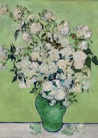 Plakat 50x70cm Roses, Van Gogh Vintage do Salonu