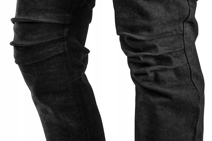 NEO Spodnie robocze JEANS elastan DENIM czarne M zdjęcie 2