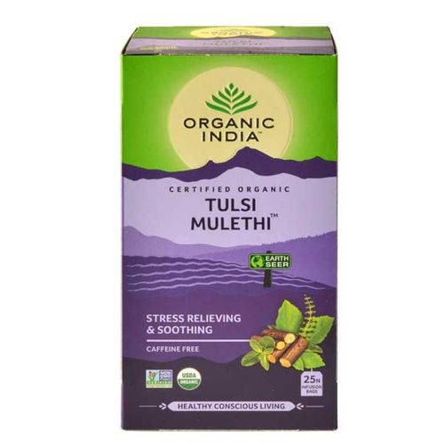 Herbata tulsi z lukrecią Tulsi Mulethi Organic India 25 torebek na Arena.pl