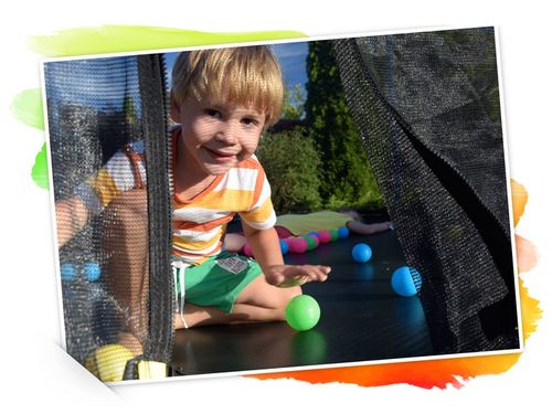 TRAMPOLINA OGRODOWA 374cm 12ft NEOSPORT model 2024 na Arena.pl