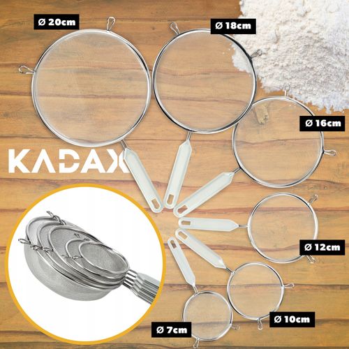 SITKO PRZESIEWACZ MĄKI KUCHENNE NIERDZEWNE 16 cm na Arena.pl