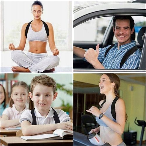 Inteligentny korektor postawy wad kręgosłupa pajączek na plecy proste plecy na Arena.pl