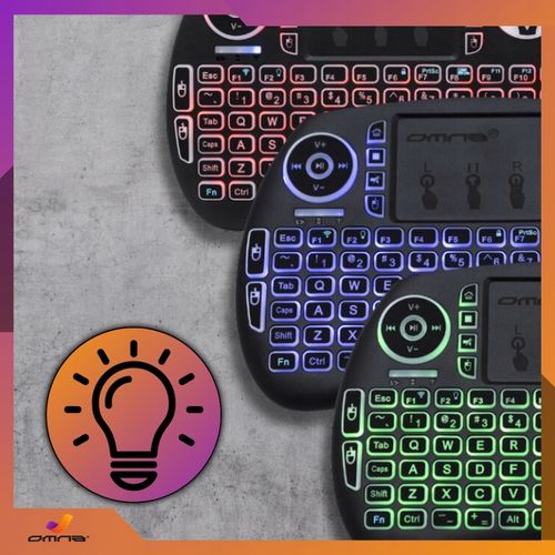 Klawiatura podświetlana bezprzewodowa z touchpadem mini do tabletu tel LED na Arena.pl