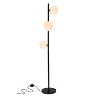 Stojąca lampa podłogowa Kama szklane kule do salonu