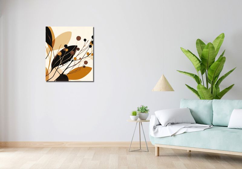 Obraz 60x70cm Jesienne Sylwety zdjęcie 2