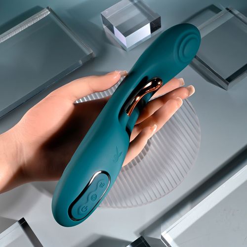 Wibrator Podwójnej Stymulacji Evolved Playboy Kolor Zielony na Arena.pl