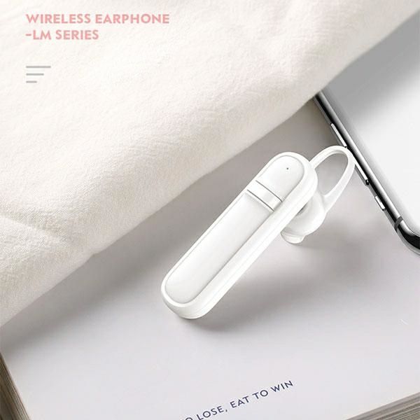 beline słuchawka bluetooth lm01 biała/white zdjęcie 3