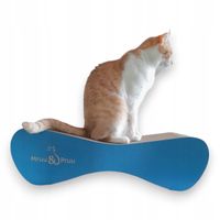 Drapak dla kota MIMI | niebieski | 70x23x24 cm | MruuPruu