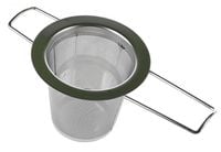 SITKO DO HERBATY ZAPARZACZ Ziół Na KUBEK Stalowy FILTR Składany 1114