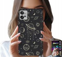 ETUI DO MOTOROLA G32 - KOSMOS PLANETY GWIAZDY KSIĘŻYC + FOLIA