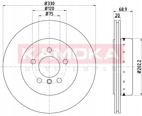 TARCZA HAM TYL 330X20 V na Arena.pl