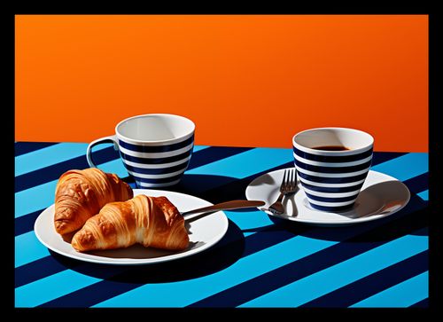 Plakat 29,7x21cm Croissanty na Arena.pl