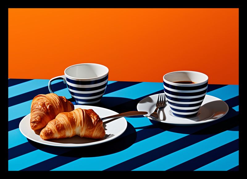 Plakat 29,7x21cm Croissanty zdjęcie 2