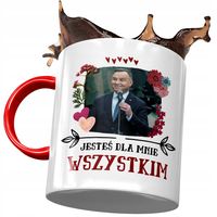 Kubek Czerwony Andrzej Duda Prezydent Pis Prezent Z Nadrukiem Ze Zdjęciem