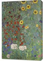 Obraz 60x90cm Farm Garden, Gustaw Klimt Vintage do Salonu