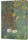 Obraz 60x90cm Farm Garden, Gustaw Klimt Vintage do Salonu