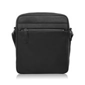 listonoszka męska skórzana na ramię torba męska w kolorze czarnym p