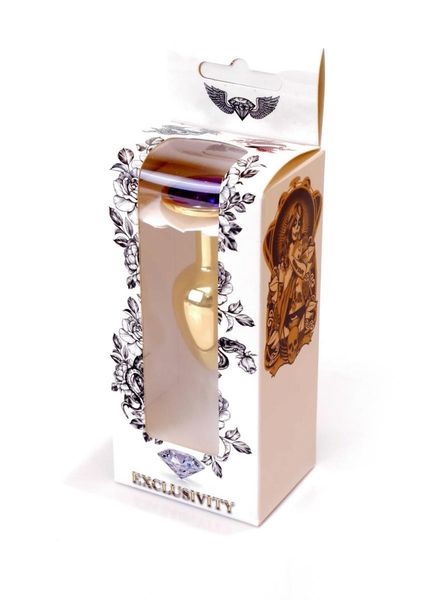 Plug-Jewellery Gold Plug- Purple zdjęcie 9