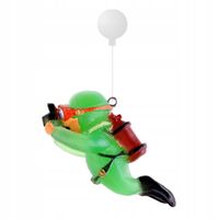 OZDOBA Nurek pływający po akwarium ŚWIECI W NOCY