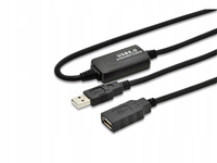 Przedłużacz USB Digitus DA-73101 czarny 15m