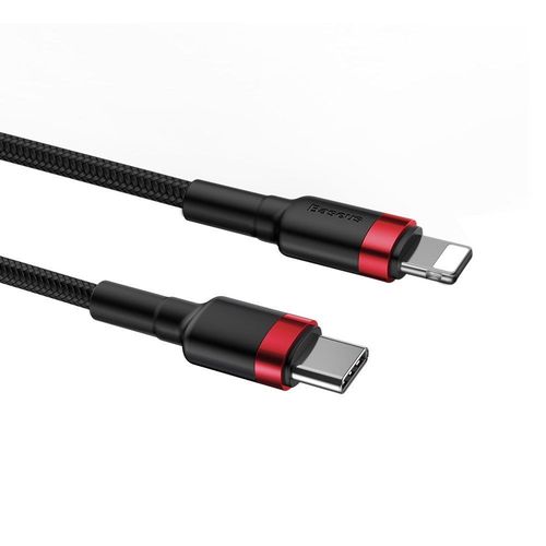 BASEUS CAFULE TYPE-C TO LIGHTNING CABLE 100CM BLACK/RED na Arena.pl