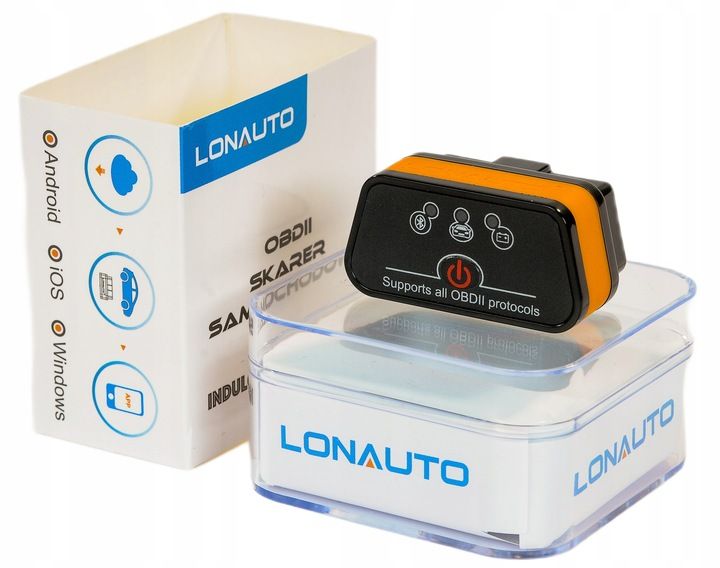 INTERFEJS DIAGNOSTYCZNY TESTER ELM327 OBD2 BLUETOOTH 4.0 ANDROID iOS POLSKI zdjęcie 3