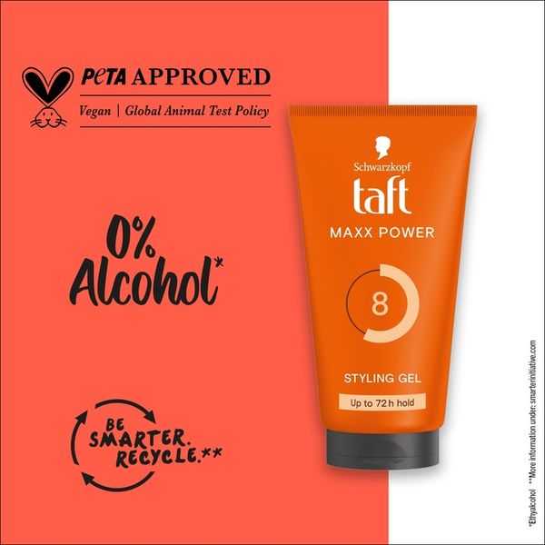Taft Looks Maxx Power Żel do włosów 3x150ml zdjęcie 4
