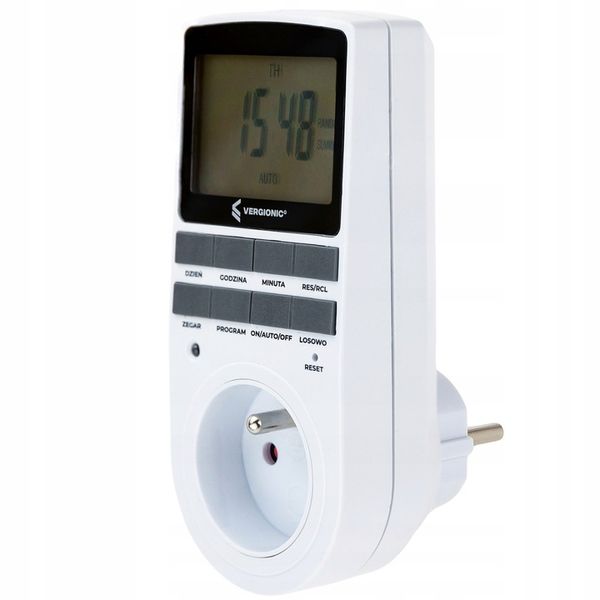 PROGRAMATOR CZASOWY TIMER WŁĄCZNIK WYŁĄCZNIK PRĄDU ENERGOOSZCZĘDNY CYFROWY zdjęcie 3