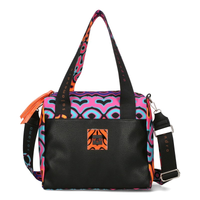 torebka damska pojemna na ramię a4 wzorzysta ego