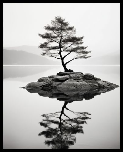 Plakat 40x50cm Samotne Drzewo na Arena.pl