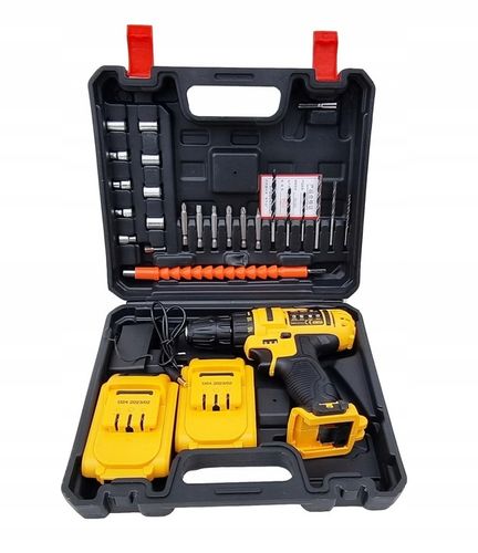 21V WIERTARKO WKRĘTARKA AKUMULATOROWA WALIZKA NASADKI BITY LED WALIZKA 2AKU na Arena.pl