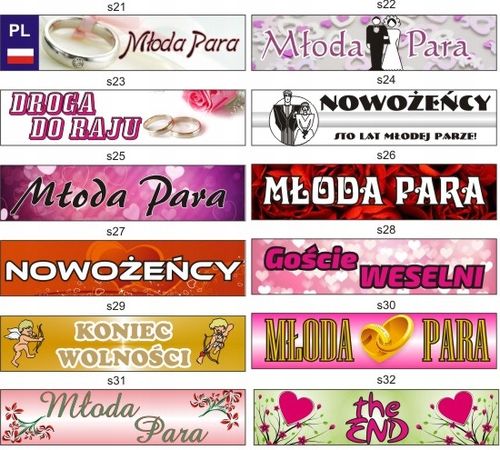 TABLICA ŚLUBNA dekoracyjna rejestracyjn na ślub IMION DATA TWÓJ NAPIS na Arena.pl