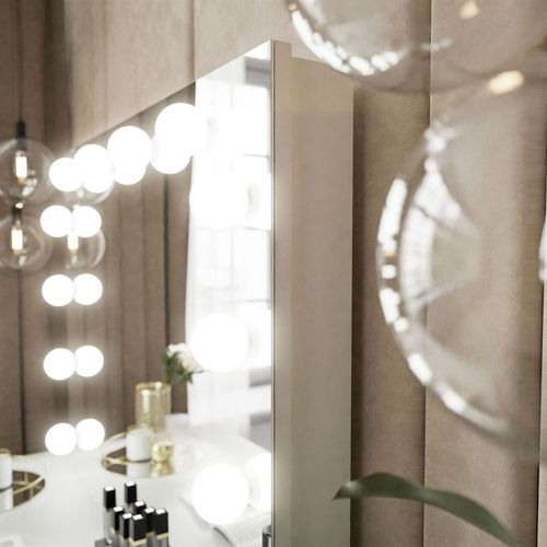 Lustro do makijażu wizażu wiszące stojące make up ! Oświetlenie w cenie !! na Arena.pl