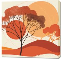 Obraz 90x90cm Ostatnie Promienie Słońca