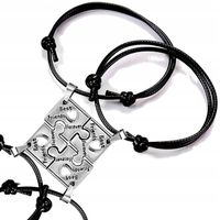 BRANSOLETKA przyjaźni BEST FRIENDS puzzle KOMPLET 4 BRANSOLETKI bff