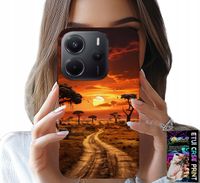 ETUI DO XIAOMI NOTE 14 4G - SAFARI AFRYKA ZACHÓD SŁOŃCA PIĘKNE WIDOK