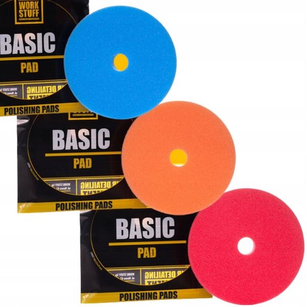 WORK STUFF Basic Zestaw 3 padów CUTTING ONE STEP FINISHING 125MM/140MM zdjęcie 2